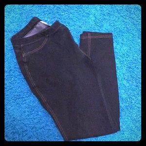 Black Denim Jean Leggings